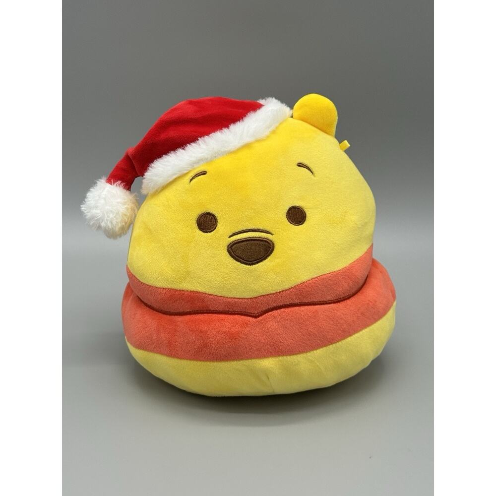 Squishmallow‎ Disney Winnie The Pooh In Santa Hat Plush 9” Stuffed Animal